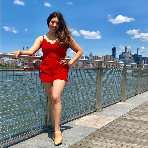 Romper Red Short - Picture 3 of 7